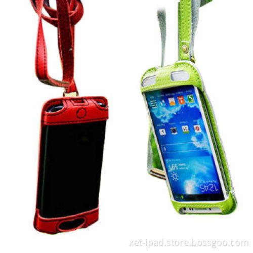 Cellphone PU leather wallet case for iPhone 5C, soft and smooth, with strap